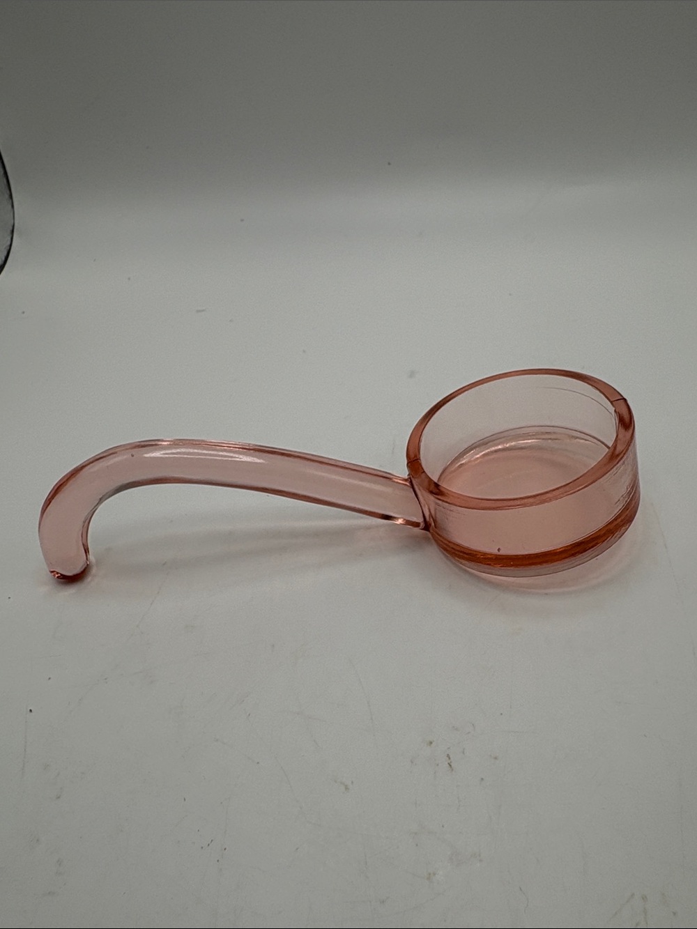 Vintage Pink Glass Ladle